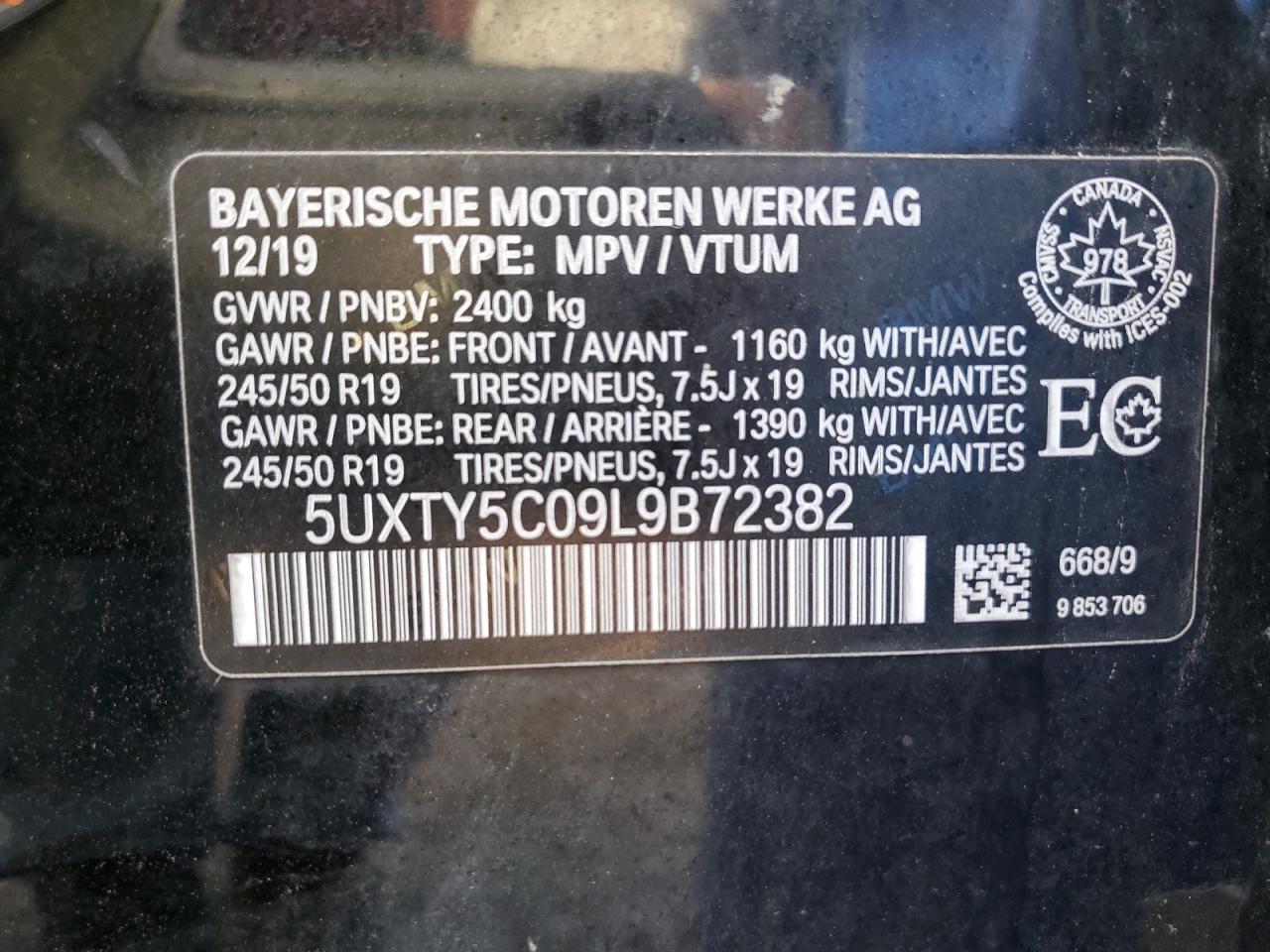 2020 BMW X3 - Image 14