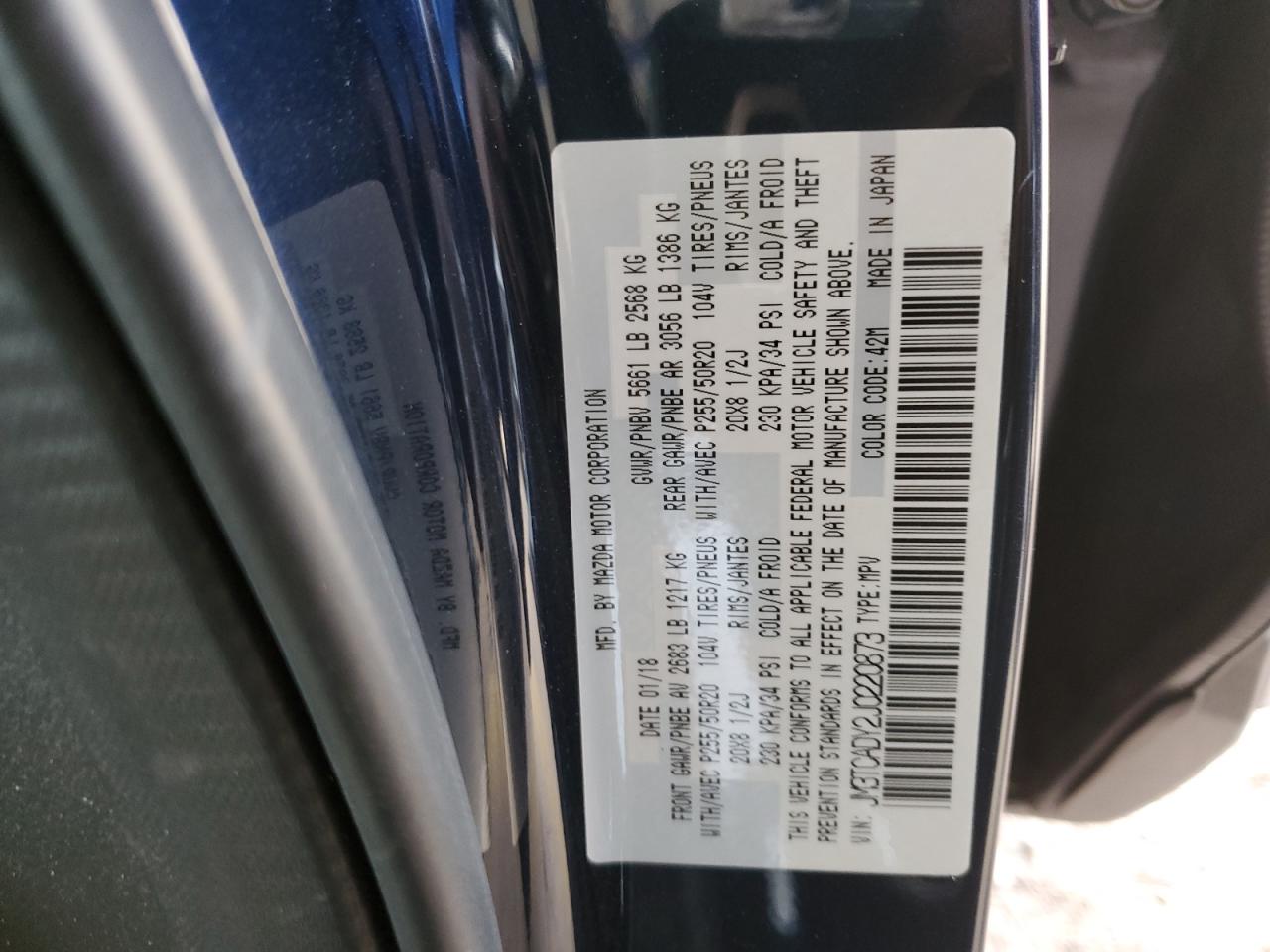 2018 Mazda CX-9 - Image 12