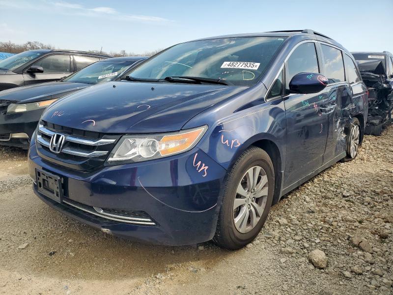 2016 Honda Odyssey Exl на продаже в Grand Prairie, TX - Side