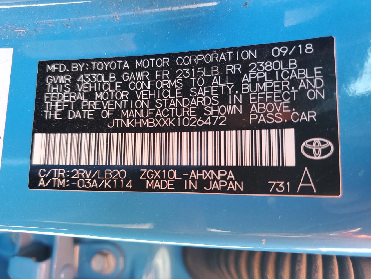 2019 Toyota C-HR - Image 13
