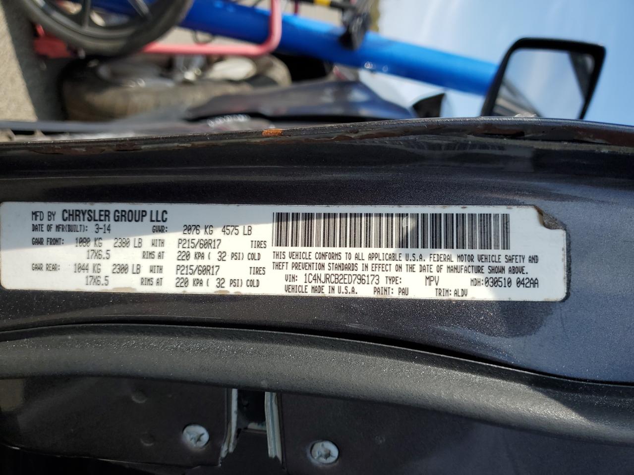 2014 Jeep Liberty (Patriot) - Image 15