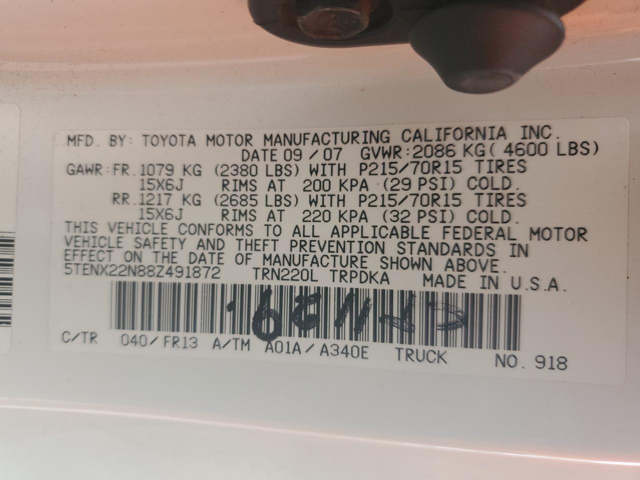 2008 Toyota Tacoma - Image 12