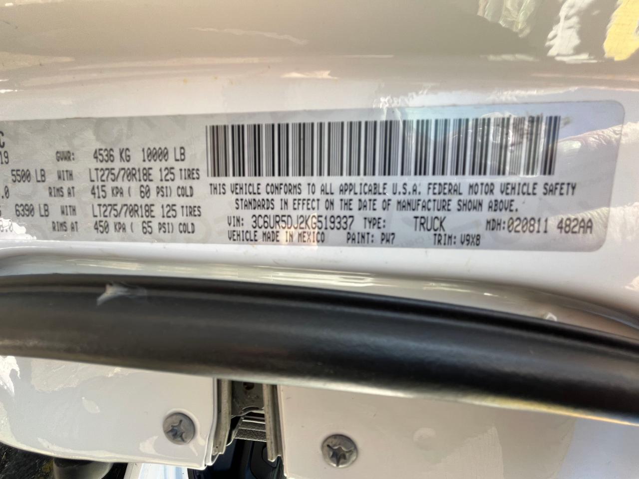 2019 RAM 2500 - Image 10
