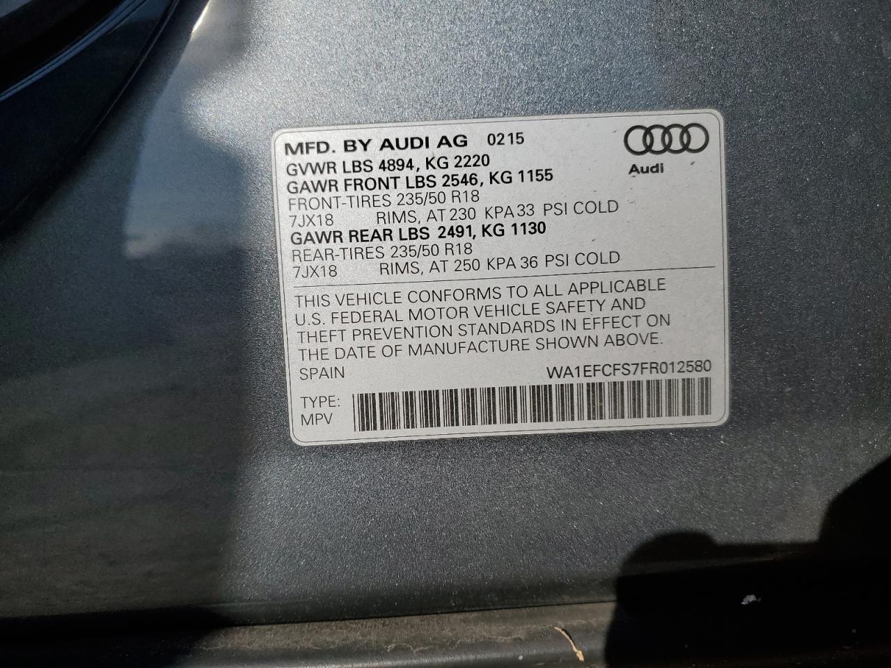 2015 Audi Q3 - Image 13