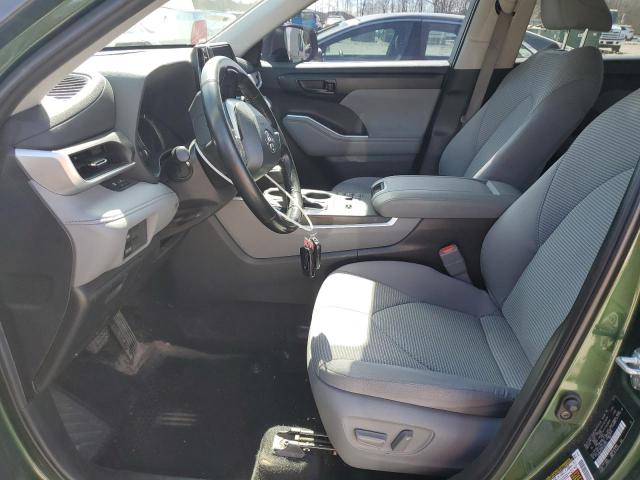  TOYOTA HIGHLANDER 2023 Zielony