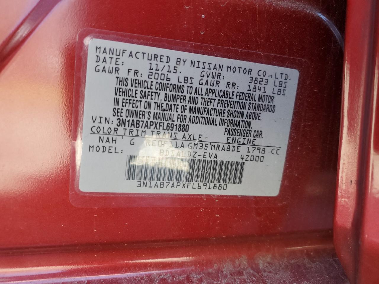 2015 Nissan Sentra - Image 12