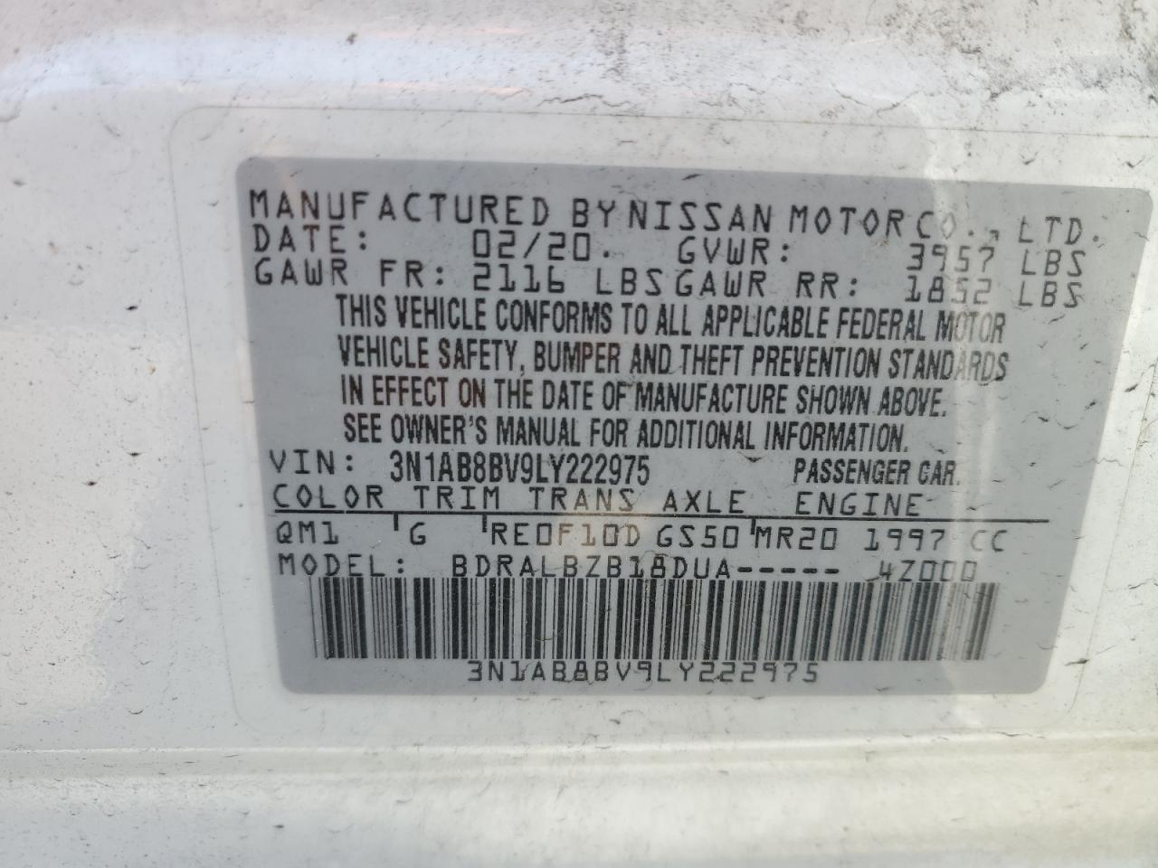 2020 Nissan Sentra - Image 12