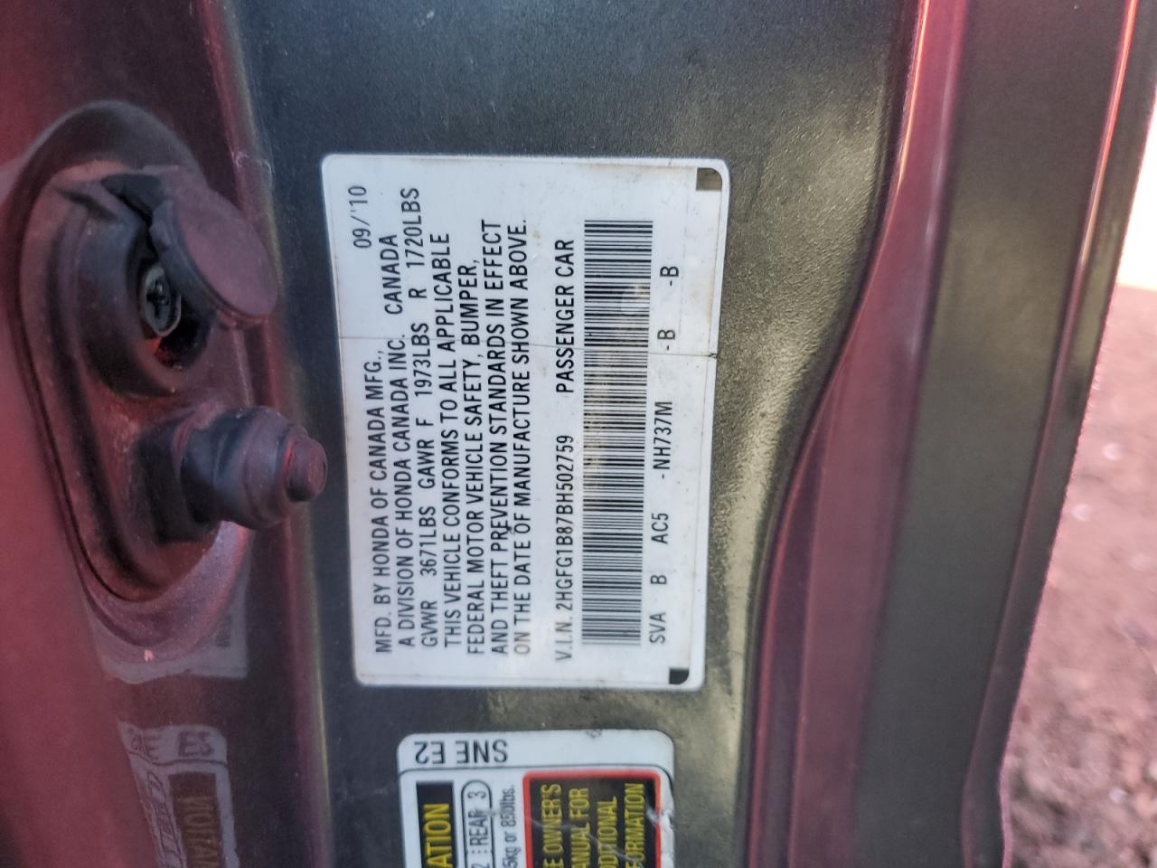 2011 Honda Civic - Image 13