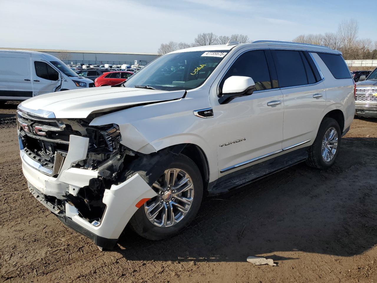 2022 Gmc Yukon Slt en Venta en Davison, MI - Front End