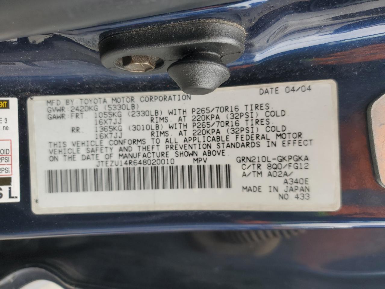 2004 Toyota 4Runner - Image 15