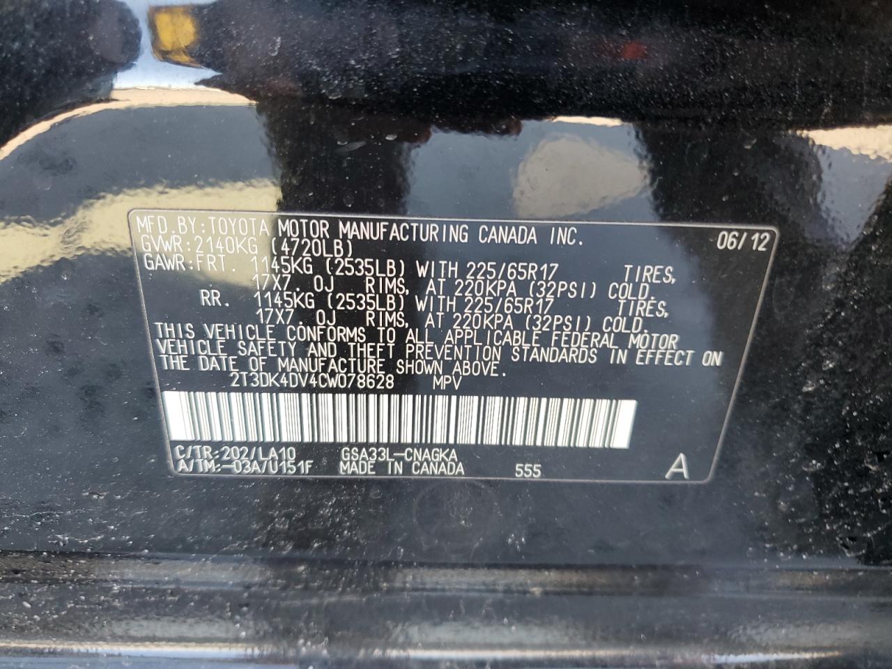 2012 Toyota RAV 4 - Image 12