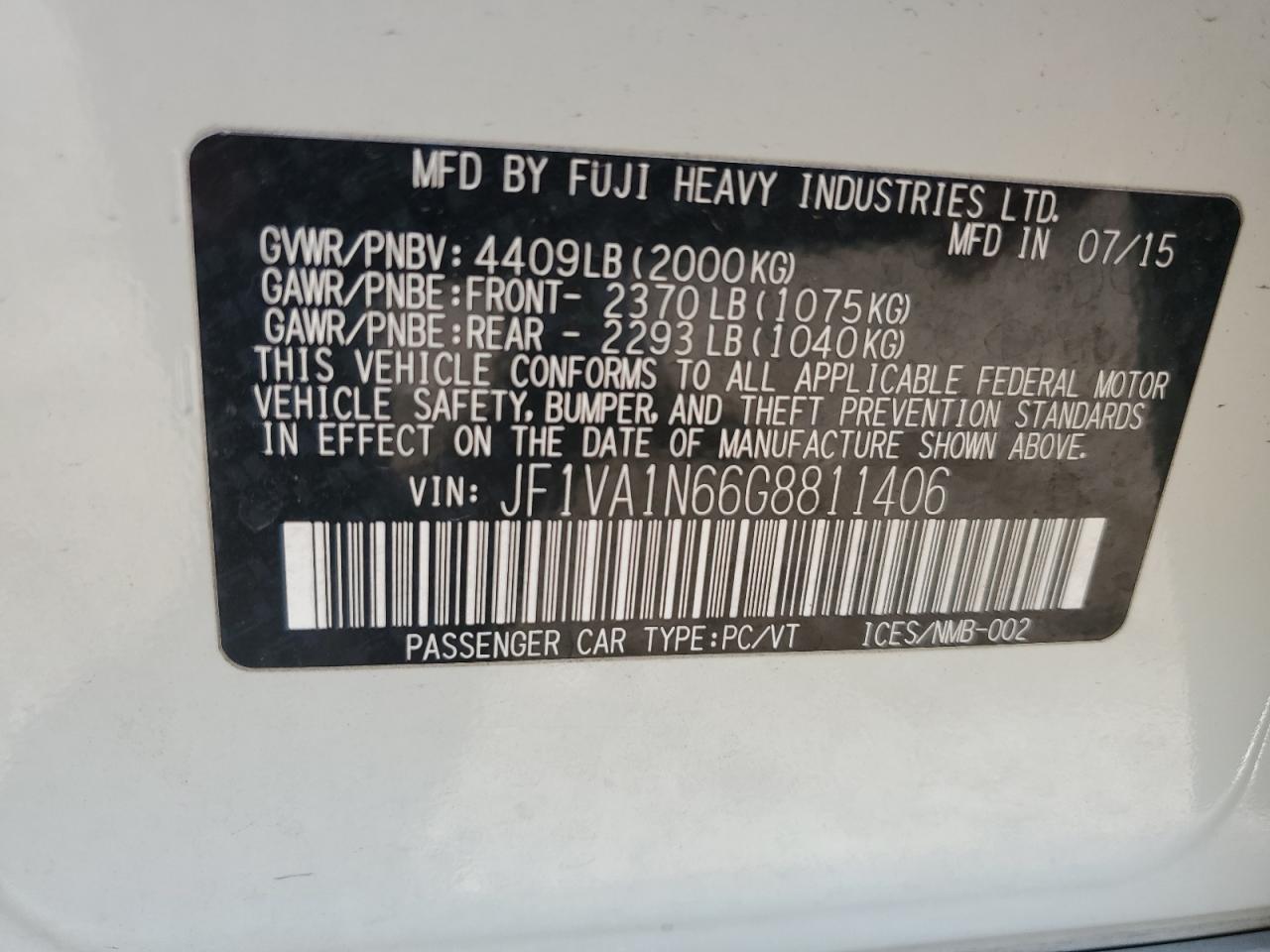 2016 Subaru WRX - Image 12