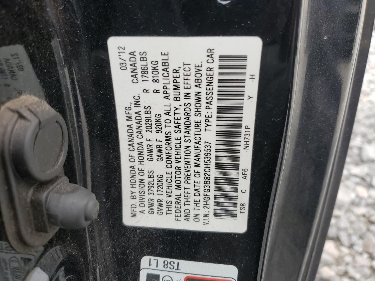 2012 Honda Civic - Image 14