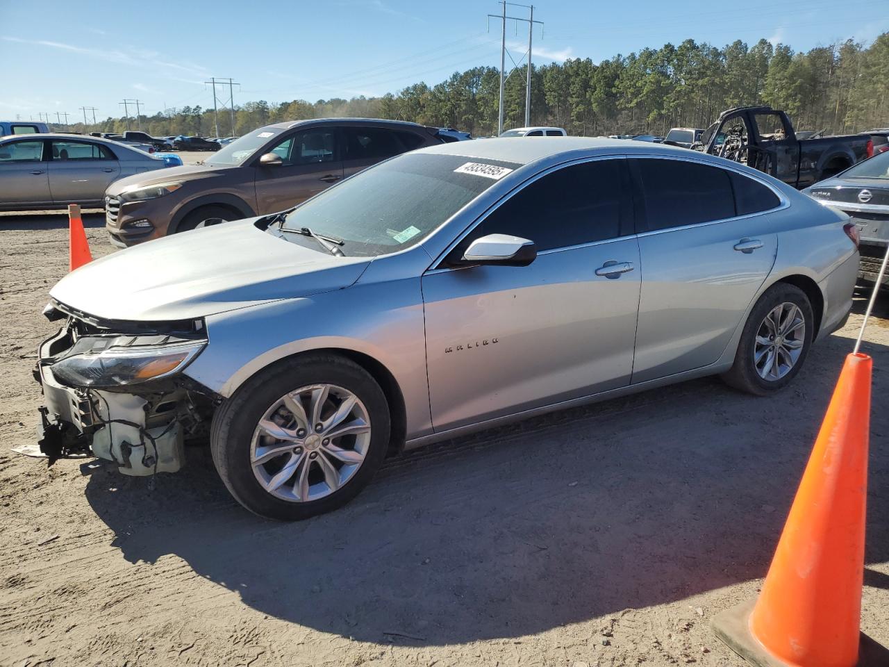 2019 Chevrolet Malibu Lt de vânzare în Greenwell Springs, LA - Front End