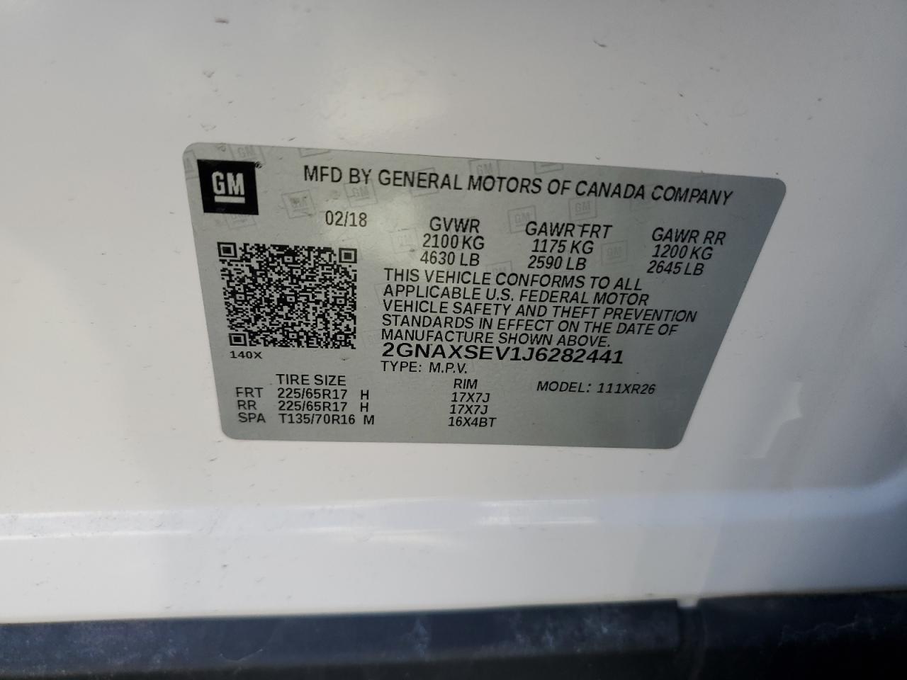 2018 Chevrolet Equinox - Image 13
