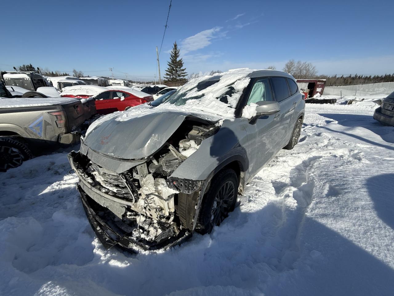 2022 Toyota Highlander Hybrid Xle de vânzare în Montreal-est, QC - Front End