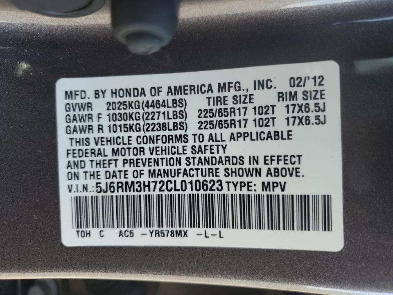 2012 Honda CR-V - Image 15