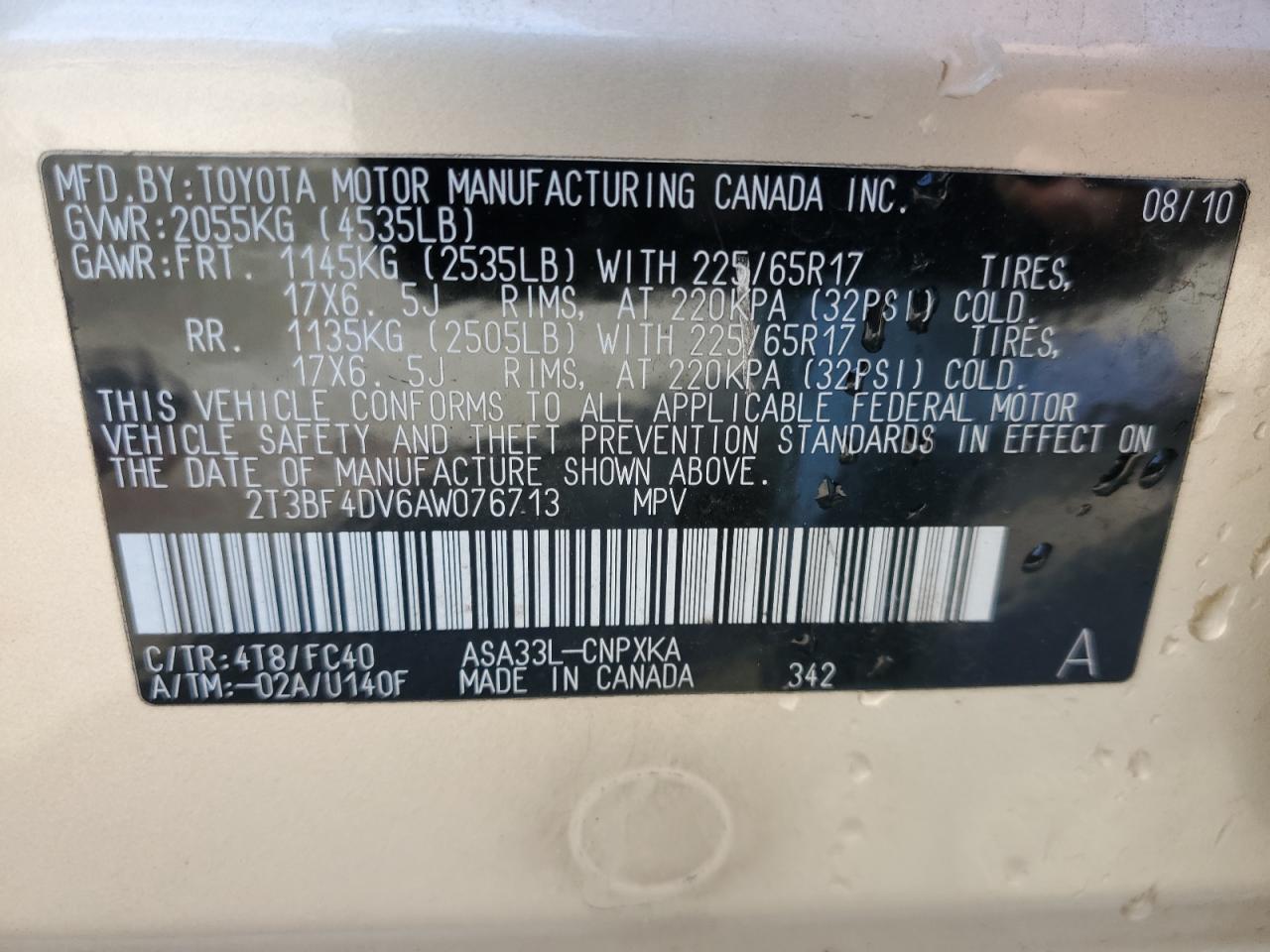 2010 Toyota RAV 4 - Image 13