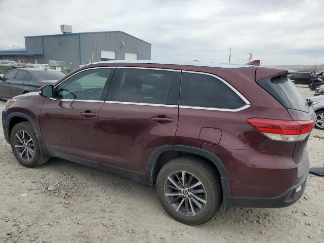  TOYOTA HIGHLANDER 2019 Бургунди