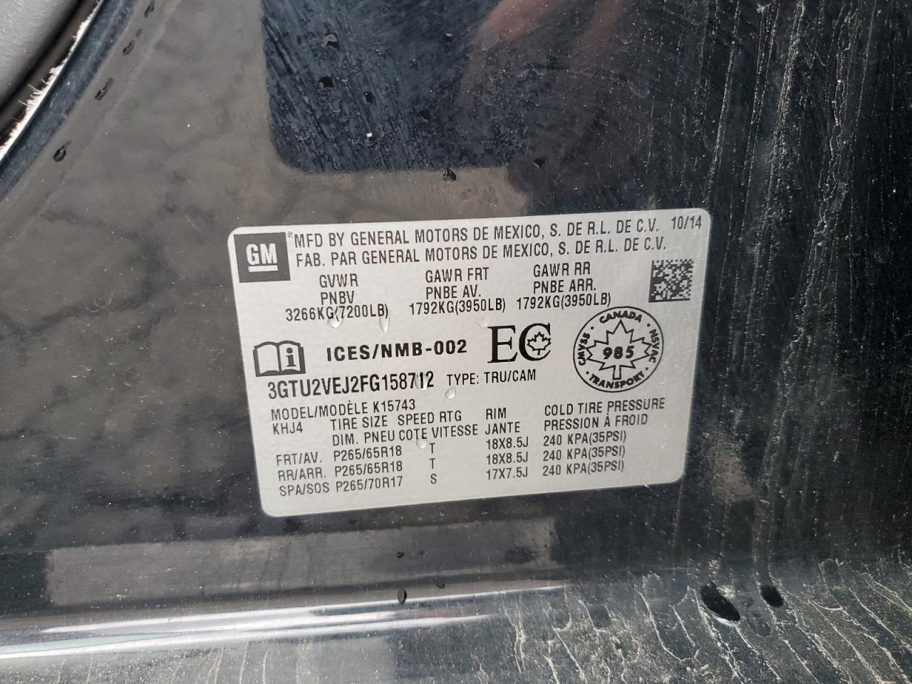 2015 GMC Sierra - Image 12
