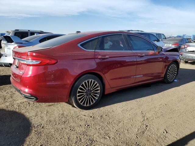 Sedans FORD FUSION 2017 Czerwony