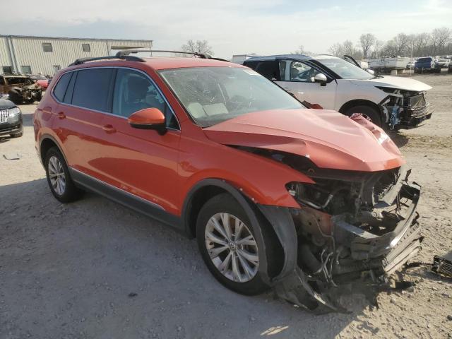  VOLKSWAGEN TIGUAN 2018 Оранжевий