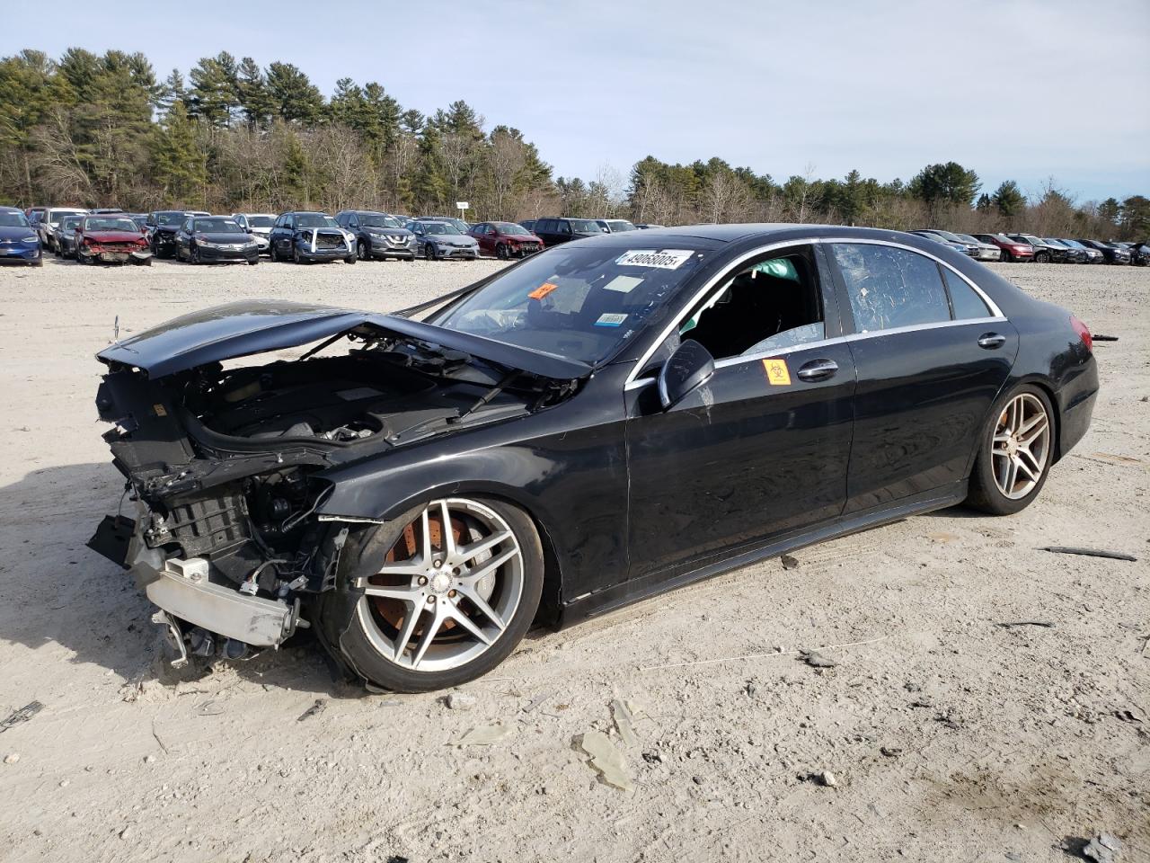 2016 Mercedes-Benz S 550 4Matic de vânzare în Mendon, MA - Front End