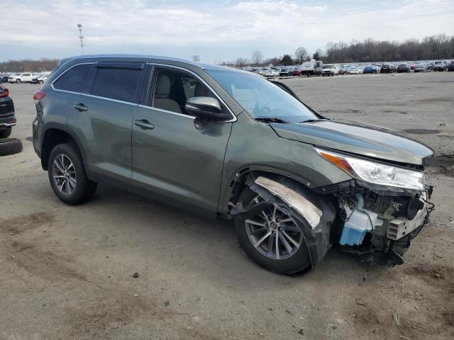  TOYOTA HIGHLANDER 2019 Zielony