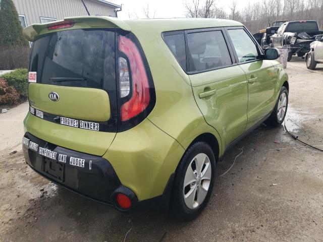  KIA SOUL 2016 Зеленый