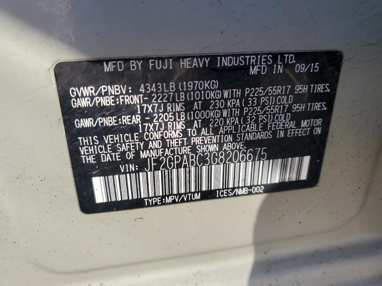 2016 Subaru XV - Image 13