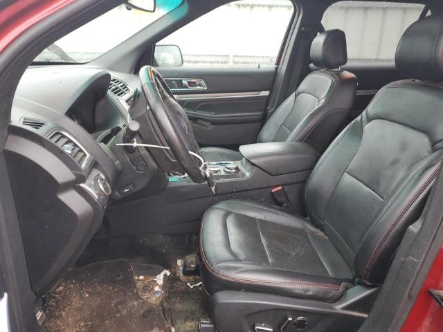 FORD EXPLORER 2017 Czerwony