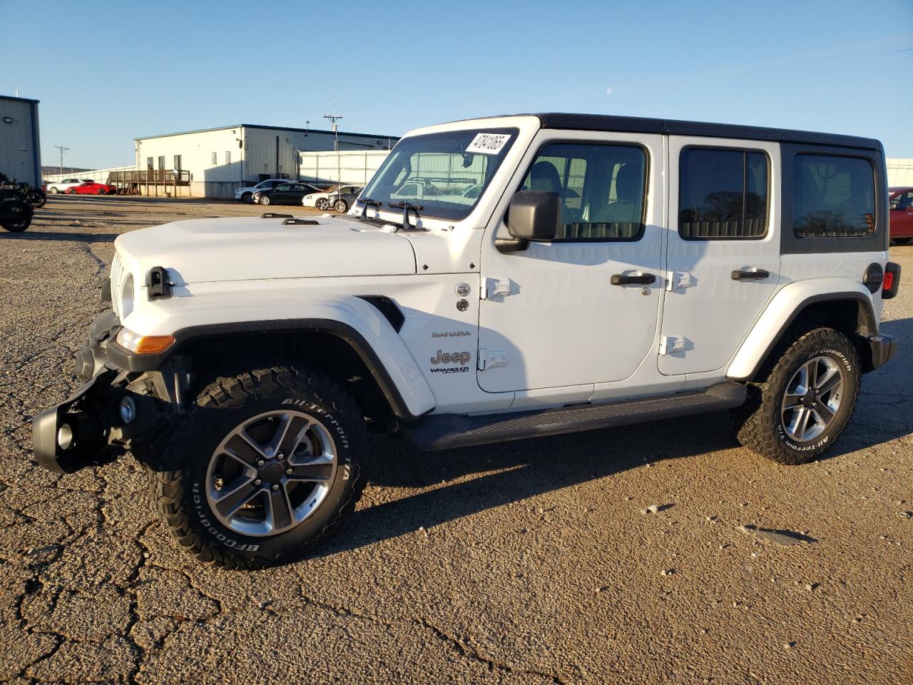 2020 Jeep Wrangler Unlimited Sahara للبيع في Chatham، VA - Front End