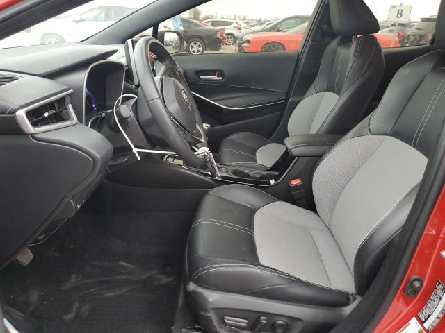  TOYOTA COROLLA 2021 Красный