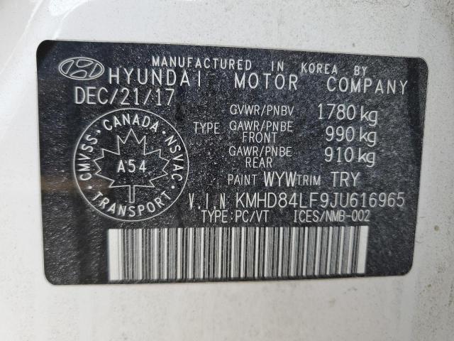 2018 HYUNDAI ELANTRA SEL  