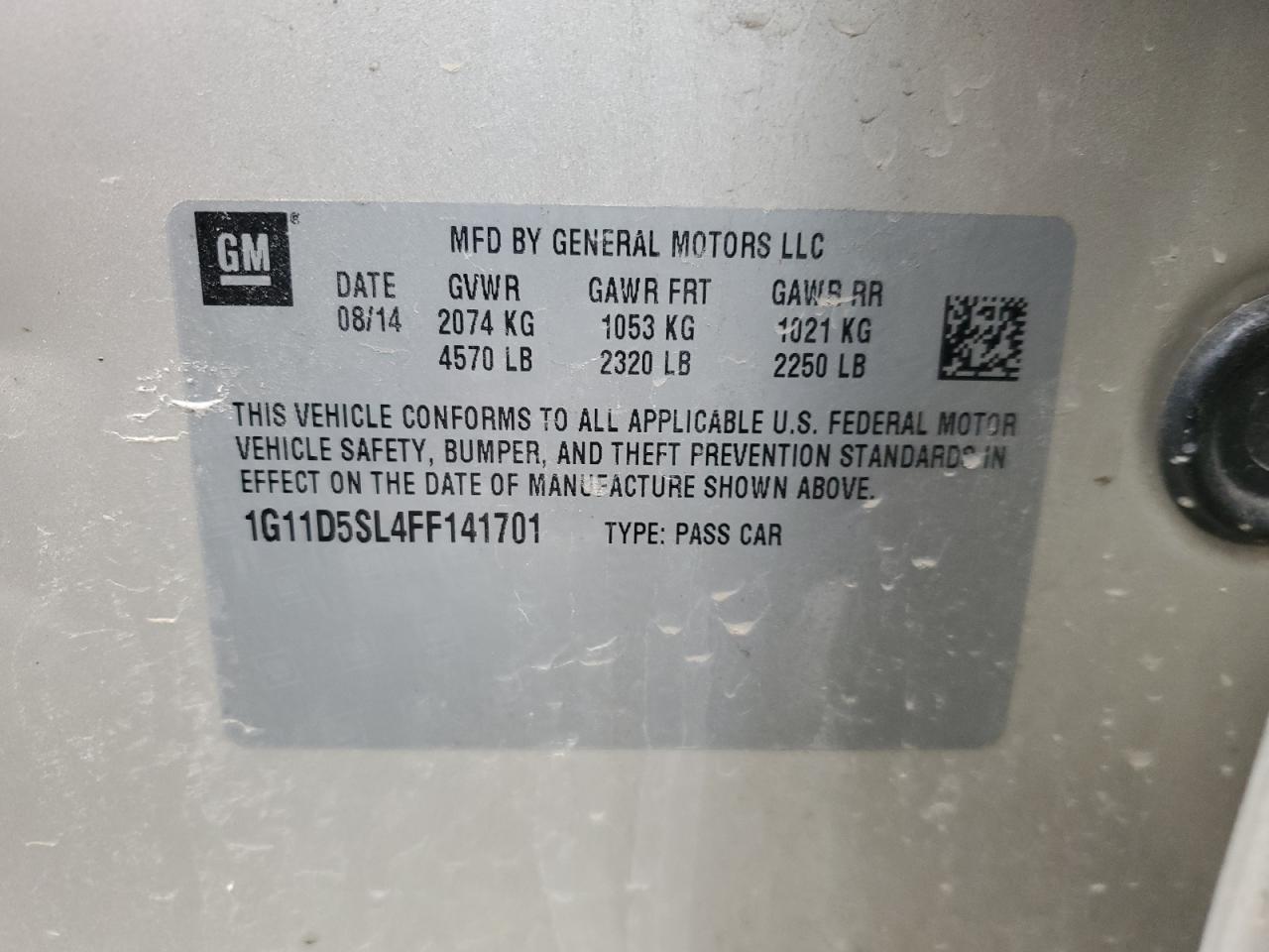 2015 Chevrolet Malibu - Image 15