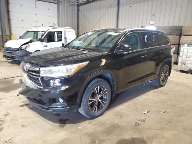  TOYOTA HIGHLANDER 2016 Черный