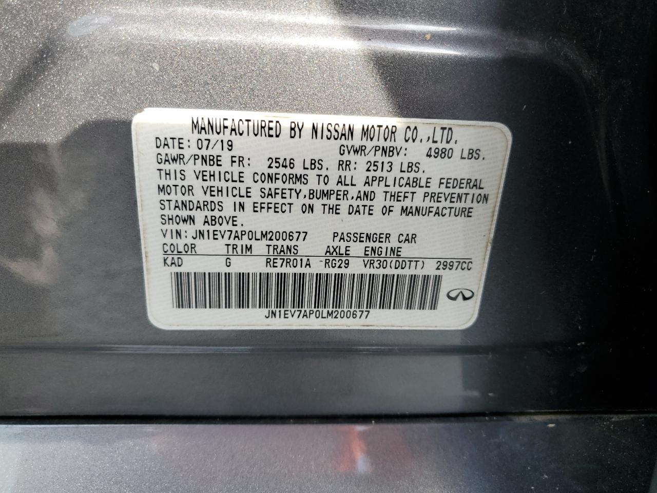 2020 Infiniti Q50 - Image 12