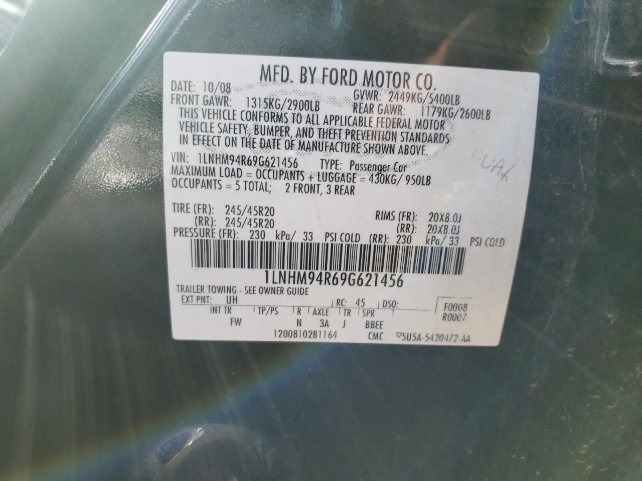 2009 Lincoln MKS - Image 12