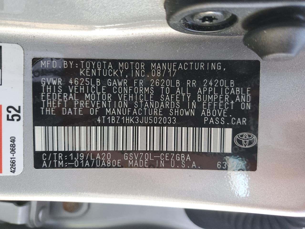 2018 Toyota Camry - Image 14