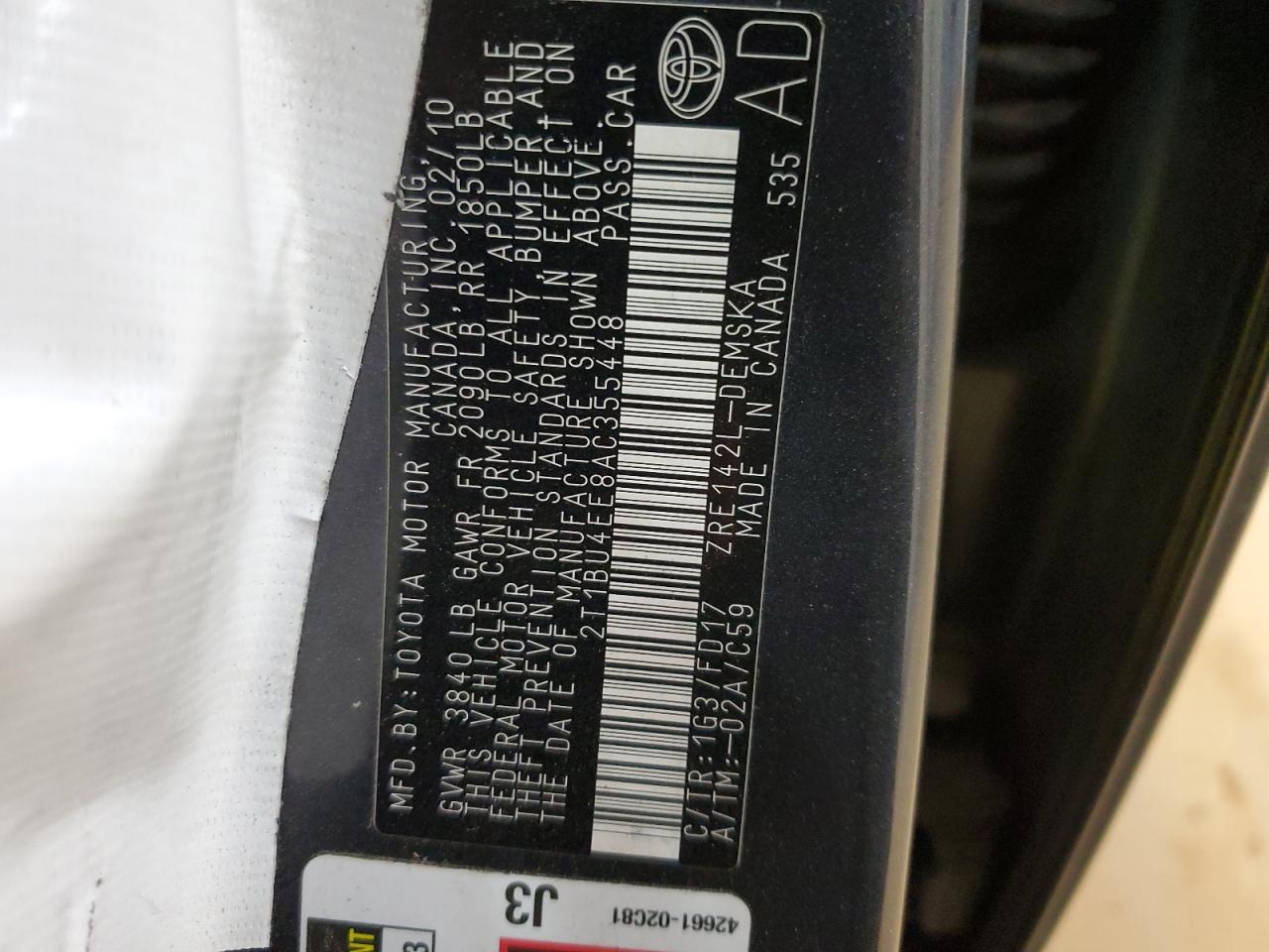2010 Toyota Corolla - Image 12