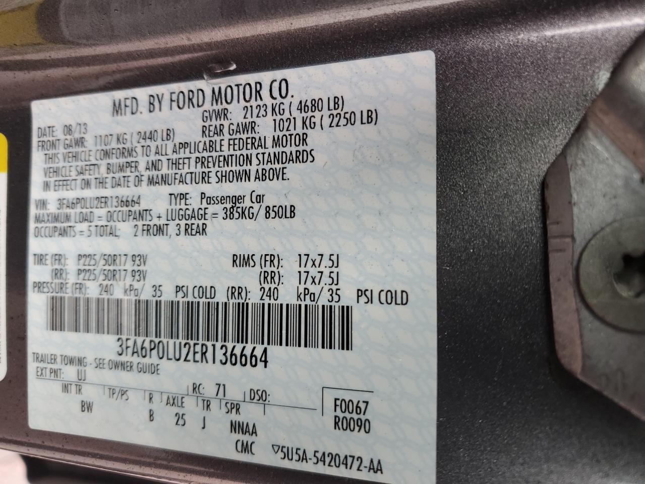 2014 Ford Fusion - Image 12
