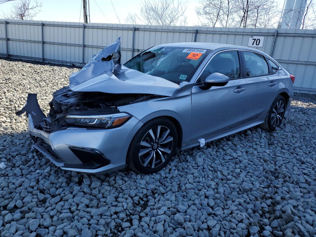 2022 Honda Civic Ex for Sale in Windsor, NJ - Front End