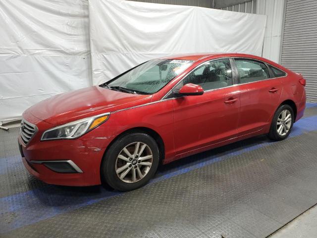  HYUNDAI SONATA 2017 Czerwony