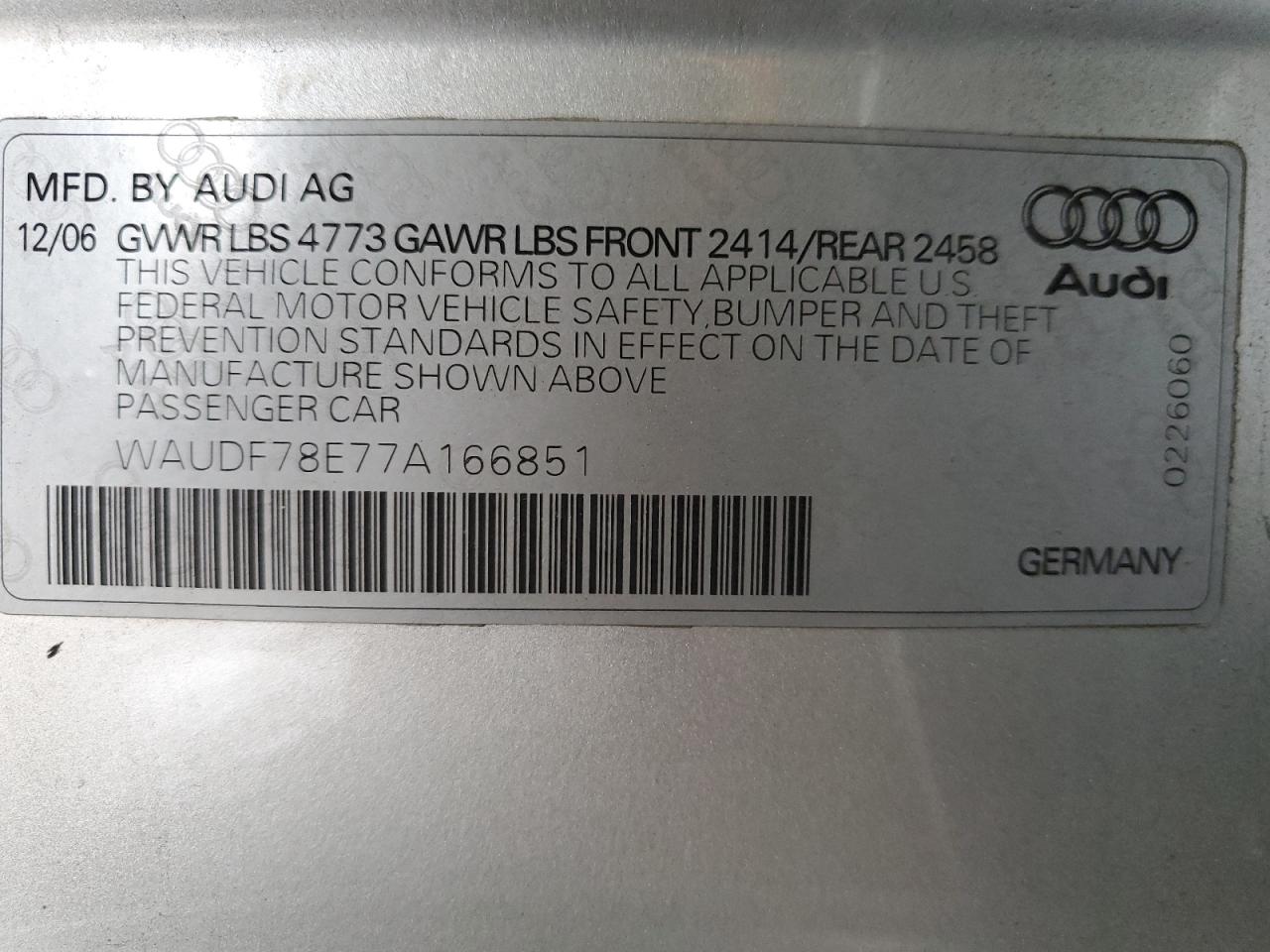 2007 Audi A4 - Image 14