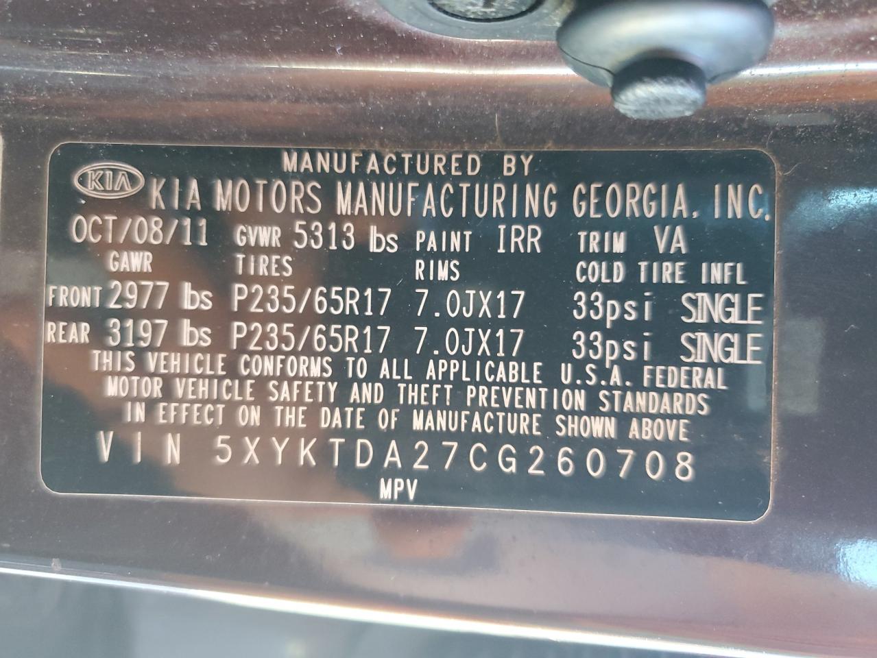 2012 Kia Sorento - Image 14