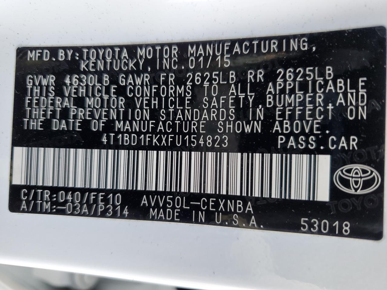 2015 Toyota Camry - Image 12