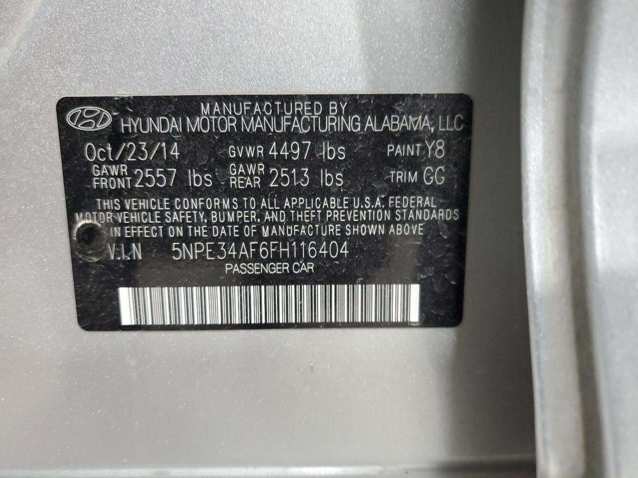 2015 Hyundai Sonata - Image 12