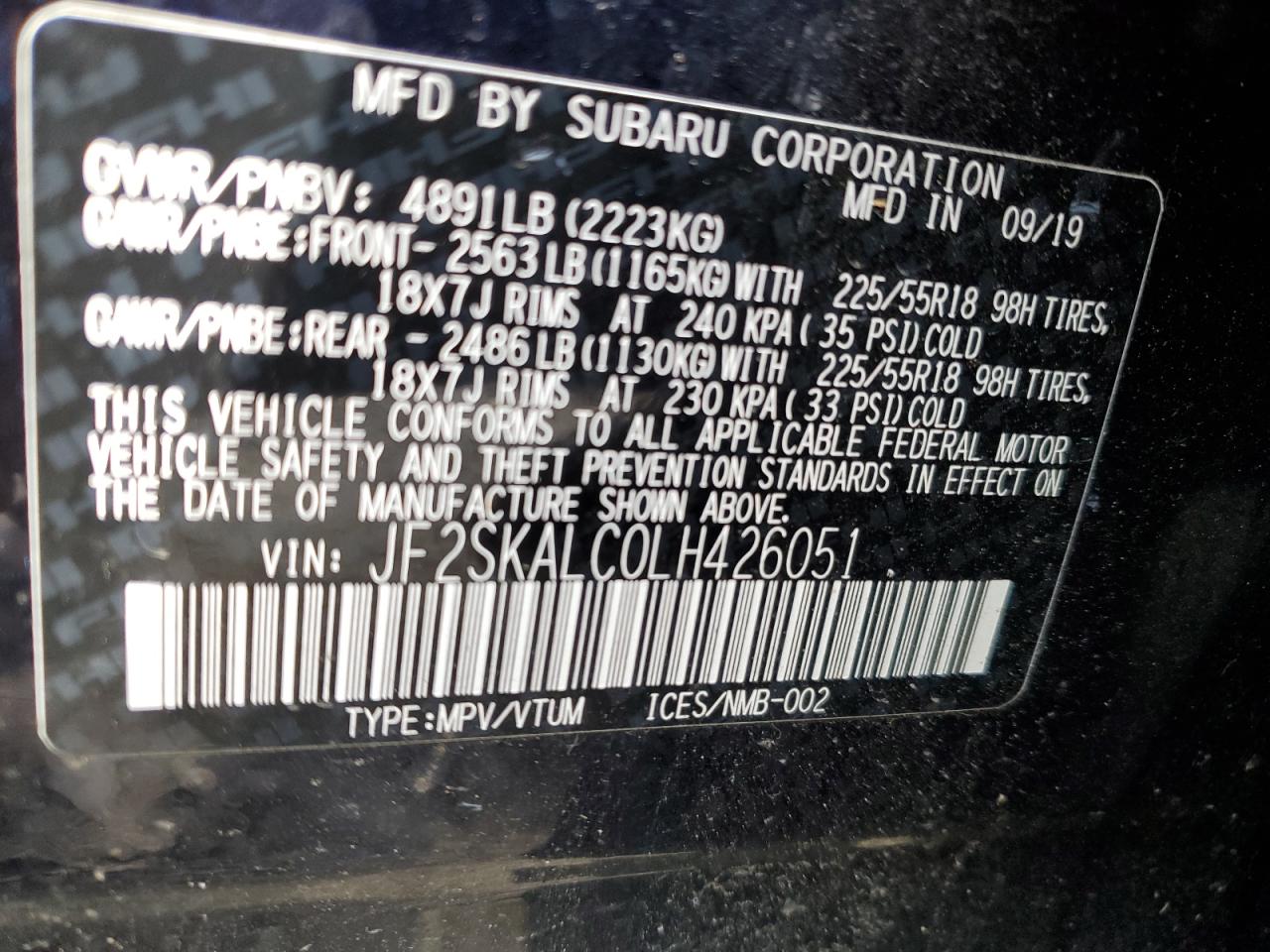 2020 Subaru Forester - Image 15
