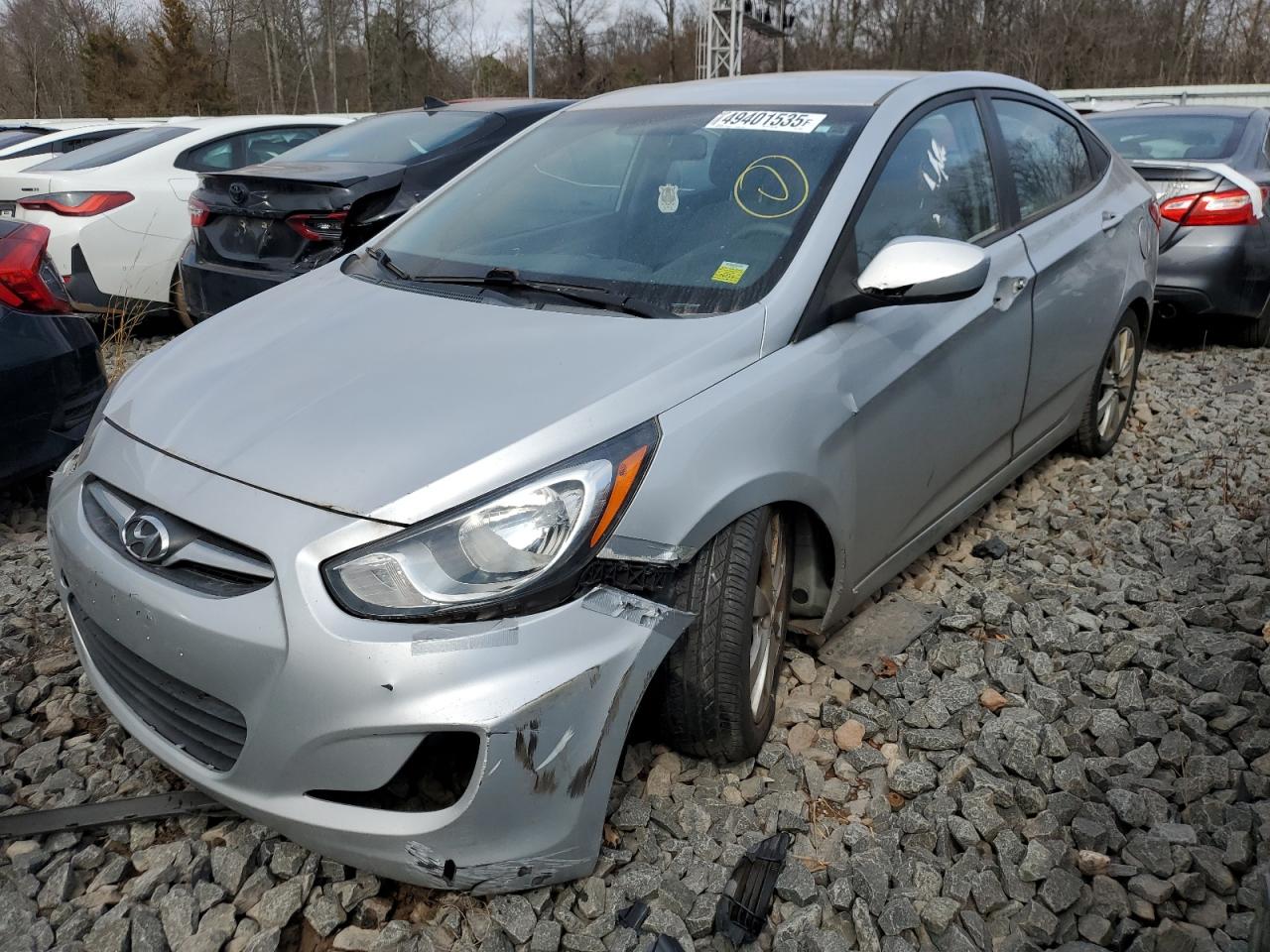 2012 Hyundai Accent Gls იყიდება Hillsborough-ში, NJ - All Over