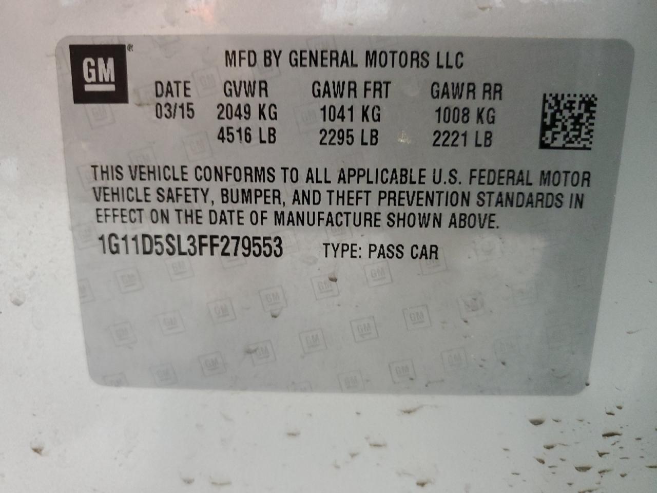 2015 Chevrolet Malibu - Image 12